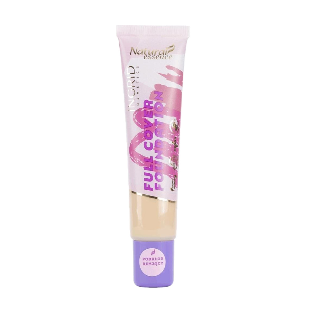 Тональна основа для обличчя Ingrid Cosmetics Natural Essence Full Cover Foundation, 02, 30 мл